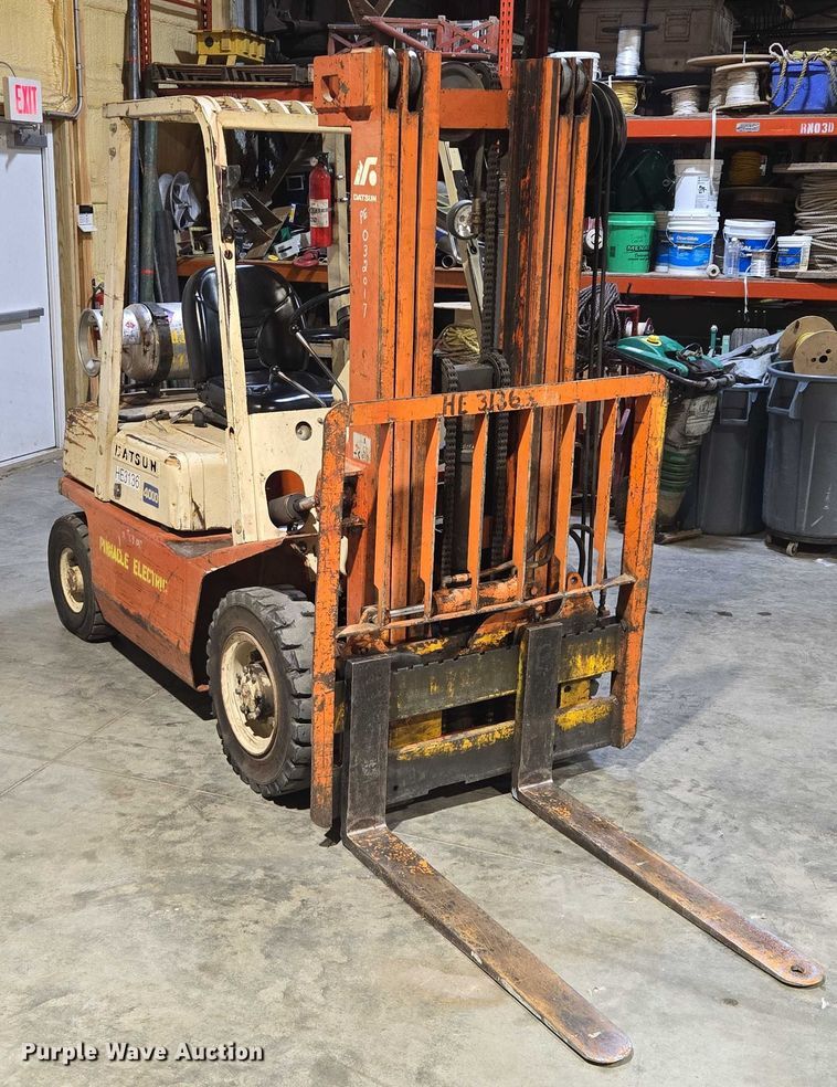 image for item EV1506 Datsun PF02 A20V forklift