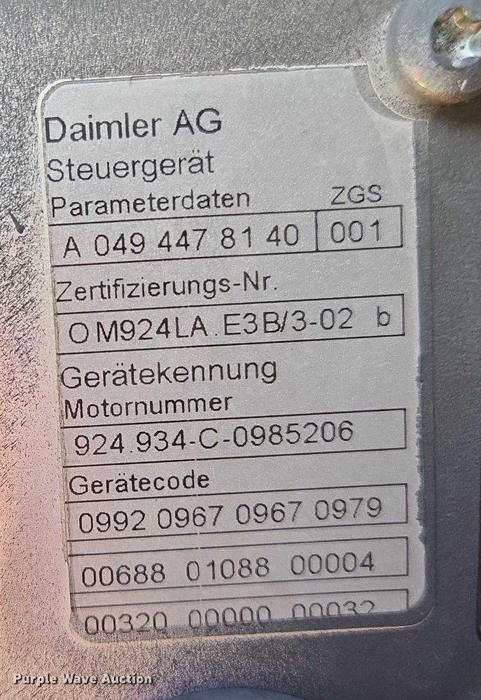 image for item EV1514 Daimler AG power unit