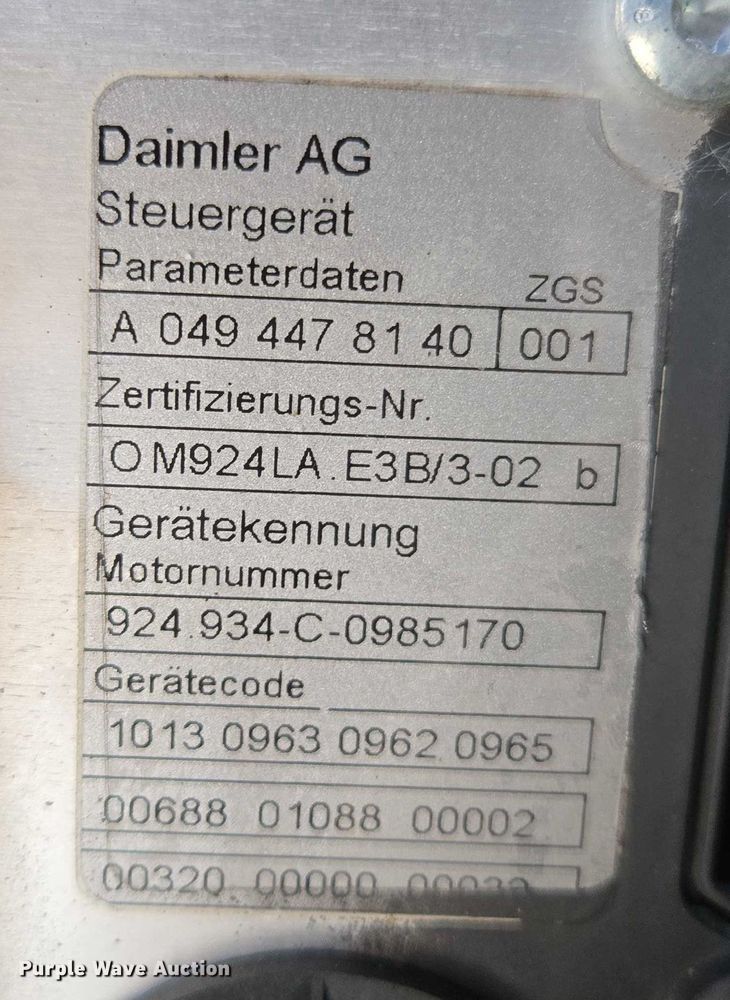 image for item EV1516 Daimler AG power unit