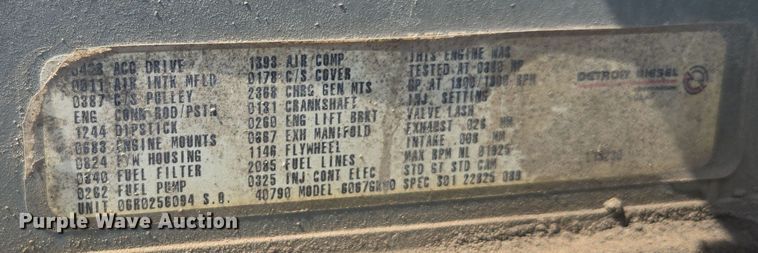 image for item EV1553 1996 Freightliner vacuum truck