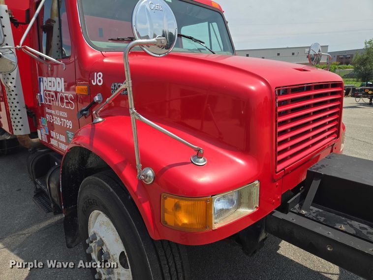 image for item EV1554 1996 International 4700 sewer jetter truck