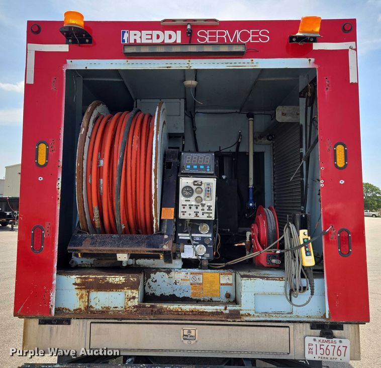 image for item EV1554 1996 International 4700 sewer jetter truck