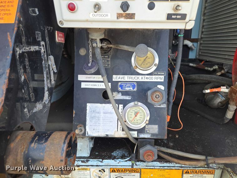 image for item EV1554 1996 International 4700 sewer jetter truck