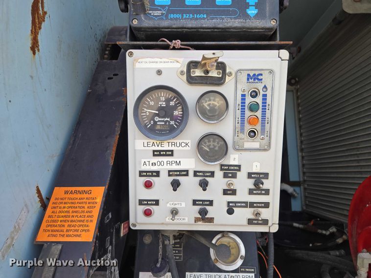 image for item EV1554 1996 International 4700 sewer jetter truck