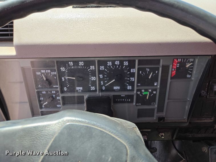 image for item EV1554 1996 International 4700 sewer jetter truck