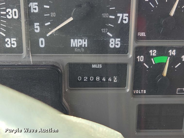 image for item EV1554 1996 International 4700 sewer jetter truck