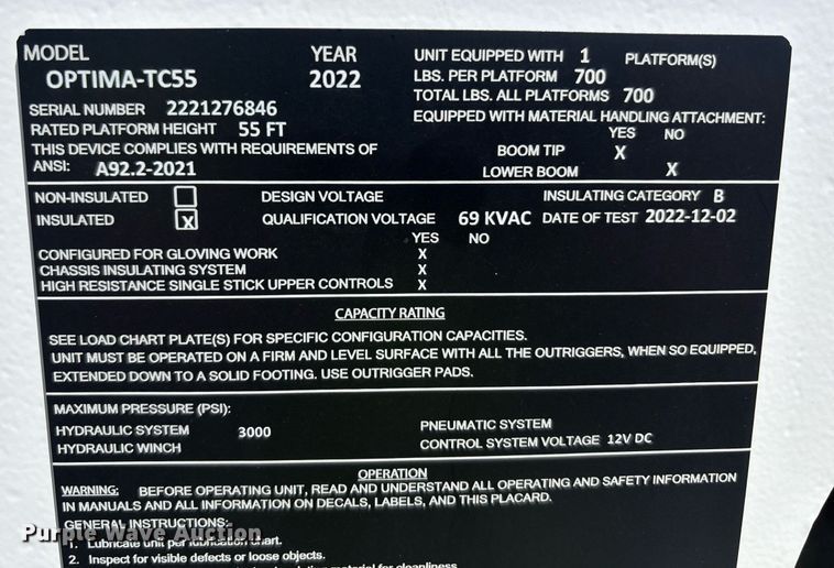 image for item YA0651 2024 Freightliner Business Class M2 bucket truck