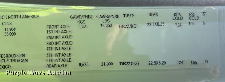 image for item YA0651 2024 Freightliner Business Class M2 bucket truck