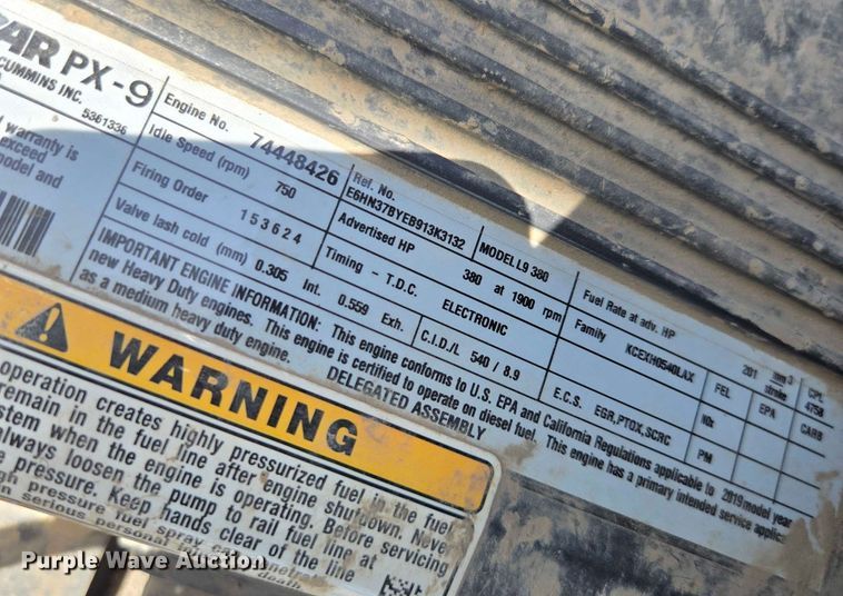 image for item YA0685 2020 Peterbilt 567 crane truck