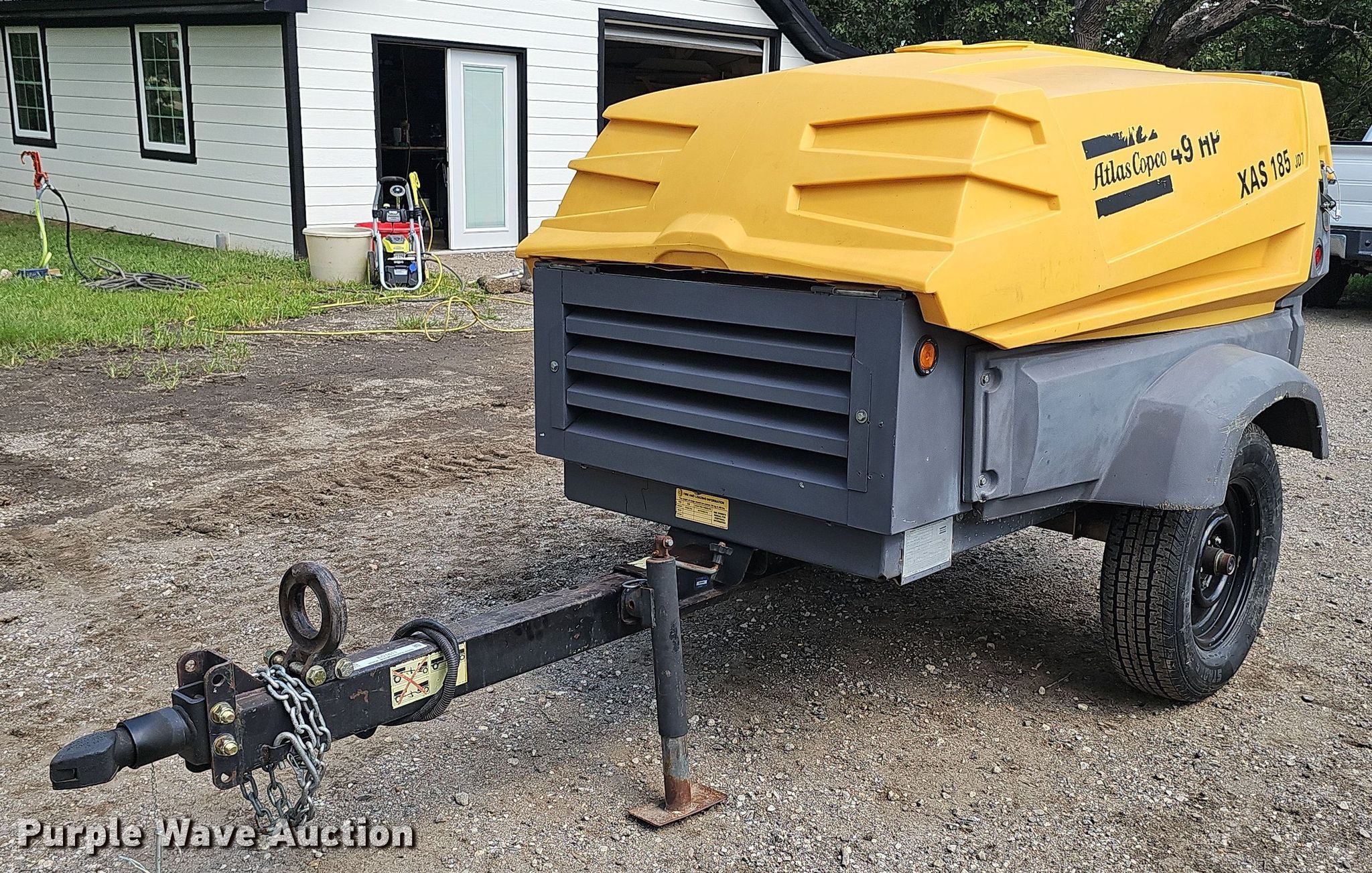 2013 Atlas Copco XAS 185 JD air compressor in Washington, KS
