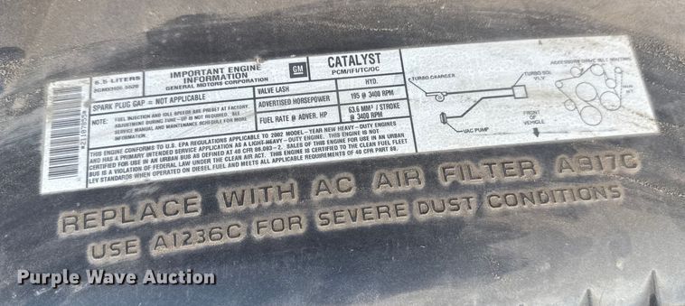 image for item DJ7752 2002 Chevrolet Express school bus