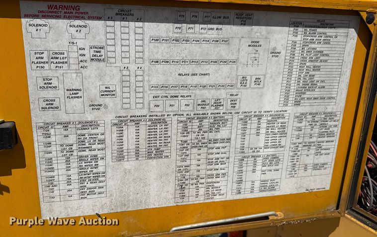 image for item DJ7753 2003 Blue Bird All American / All Canada school bus