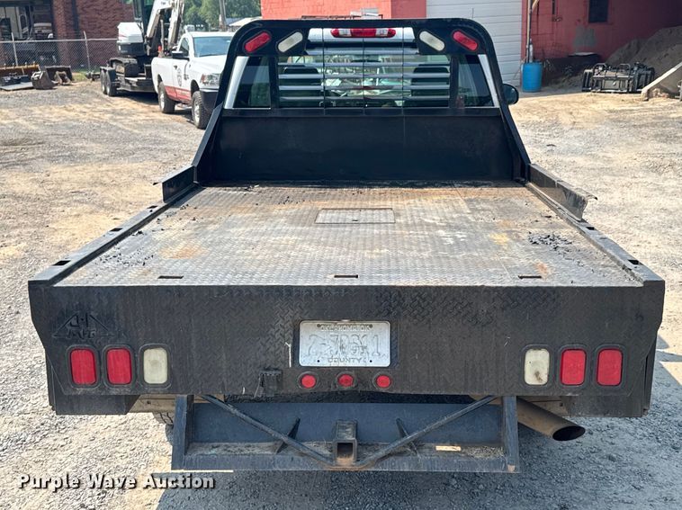 image for item DK0007 2008 Chevrolet Silverado 2500HD Ext. Cab flatbed pickup truck