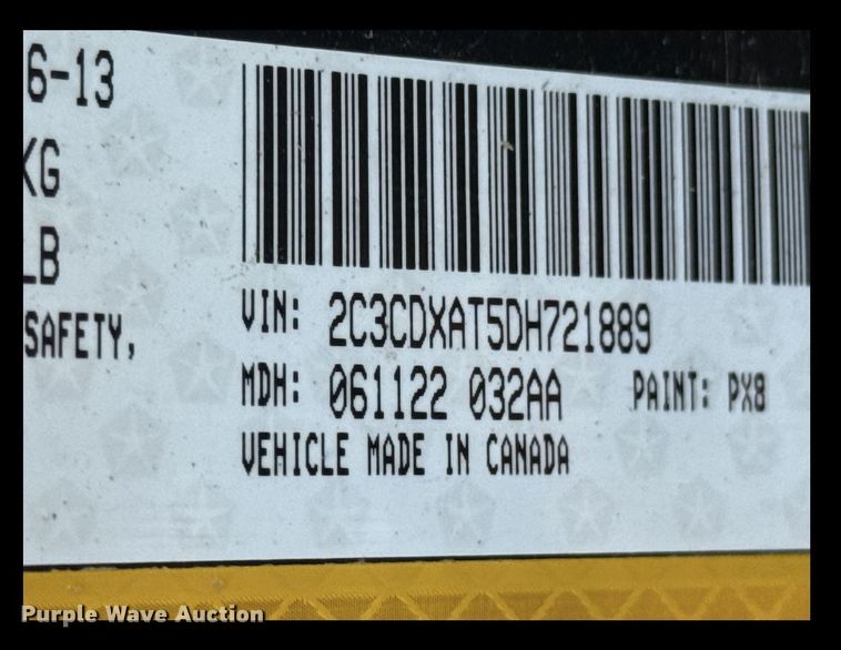 image for item DK0011 2013 Dodge Charger Police 