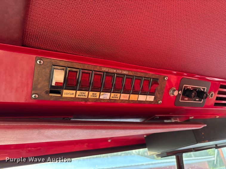 image for item DM1965 1987 Duplex 5020-87 pumper fire truck