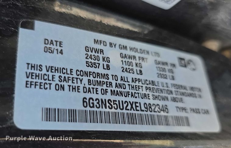 image for item DO7763 2014 Chevrolet Caprice Police 