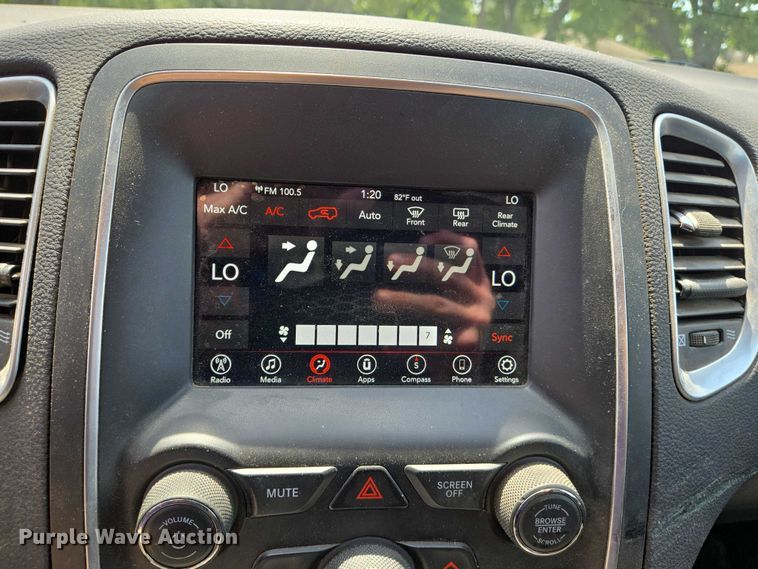 image for item DU6760 2020 Dodge Durango SSV SUV