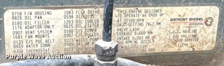 image for item DU9329 1991 Freightliner M915A2 semi truck