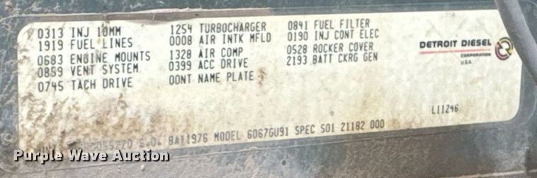 image for item DU9329 1991 Freightliner M915A2 semi truck