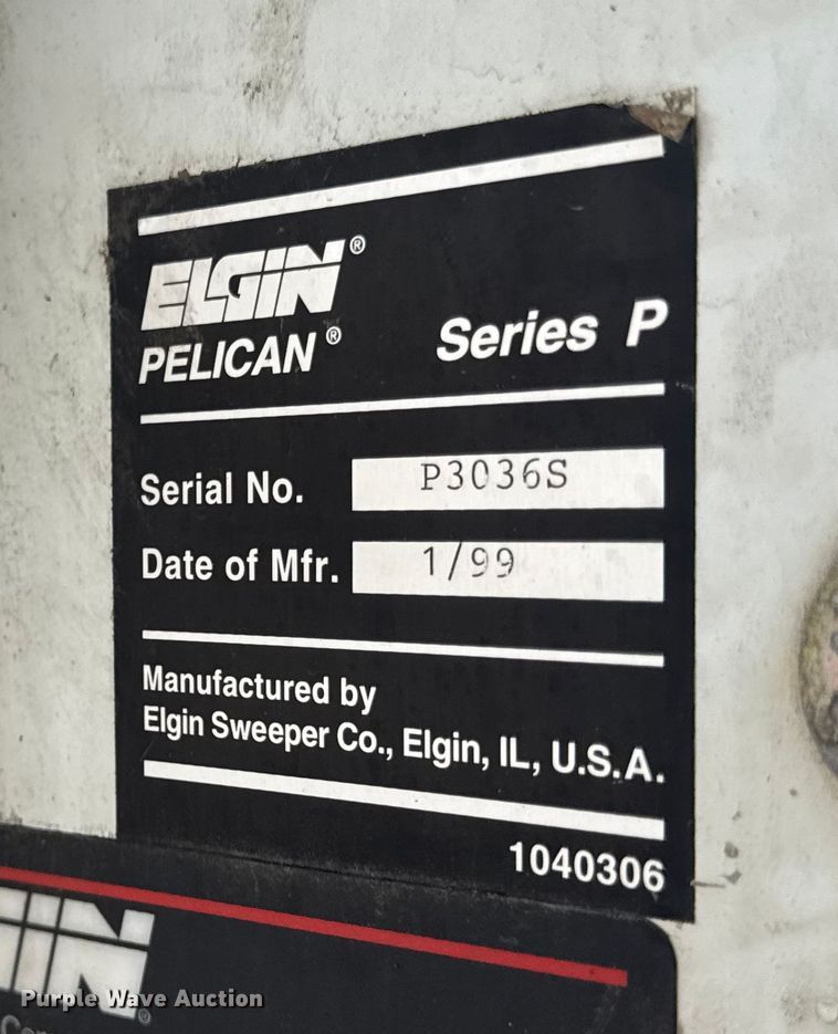 image for item DW3479 1999 Elgin Pelican Series P street sweeper