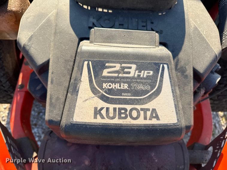 image for item DW3480 Kubota ZG123S ZTR lawn mower