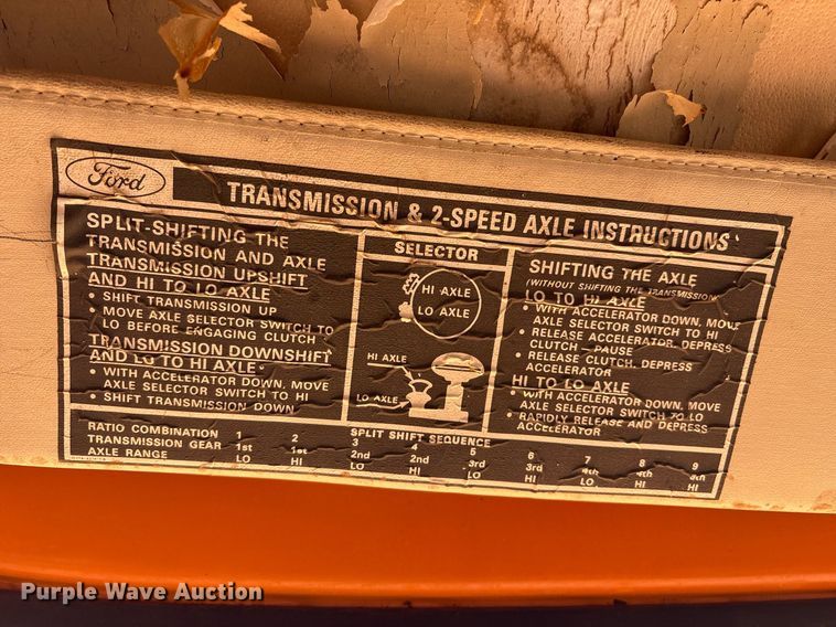 image for item DX8037 1977 Ford F700 dump truck