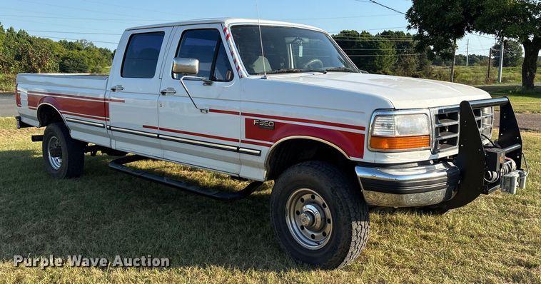 image for item DY0934 1997 Ford F350 Crew Cab pickup truck