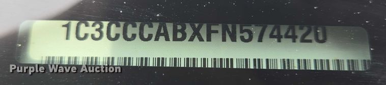 image for item DY1087 2015 Chrysler 200 