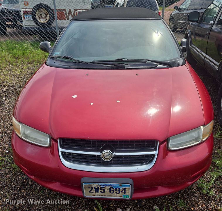image for item DY1091 1998 Chrysler Sebring convertible