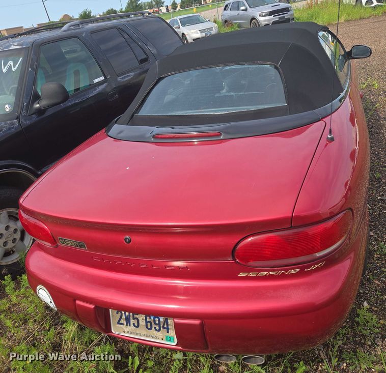 image for item DY1091 1998 Chrysler Sebring convertible