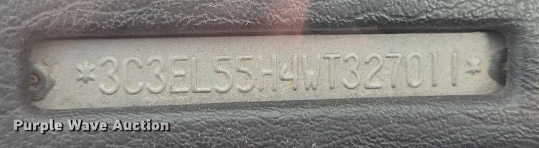 image for item DY1091 1998 Chrysler Sebring convertible