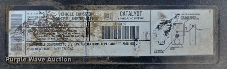 image for item DY1092 2000 GMC Yukon Xl SUV