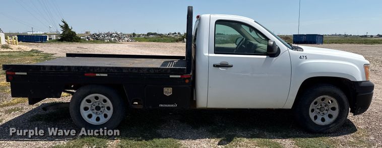 image for item DZ8911 2008 GMC Sierra 1500 flatbed pickup truck