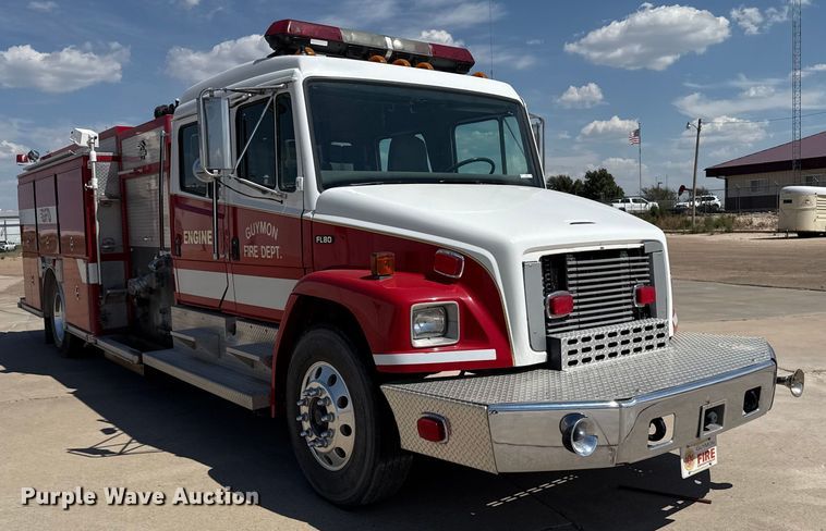 image for item DZ8922 2001 Freightliner FL80 pumper fire truck