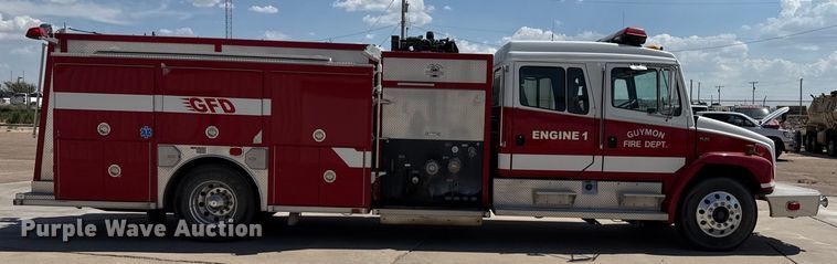 image for item DZ8922 2001 Freightliner FL80 pumper fire truck