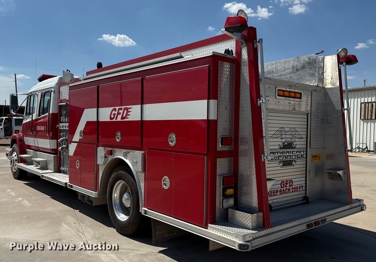 image for item DZ8922 2001 Freightliner FL80 pumper fire truck