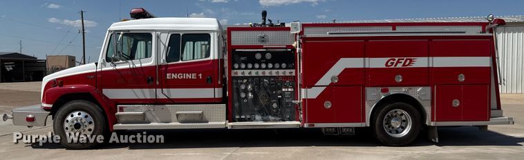 image for item DZ8922 2001 Freightliner FL80 pumper fire truck