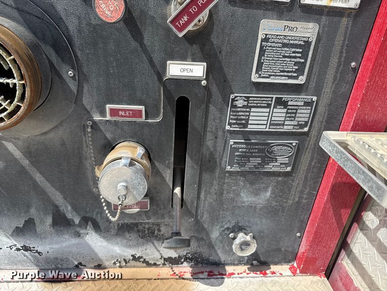 image for item DZ8922 2001 Freightliner FL80 pumper fire truck