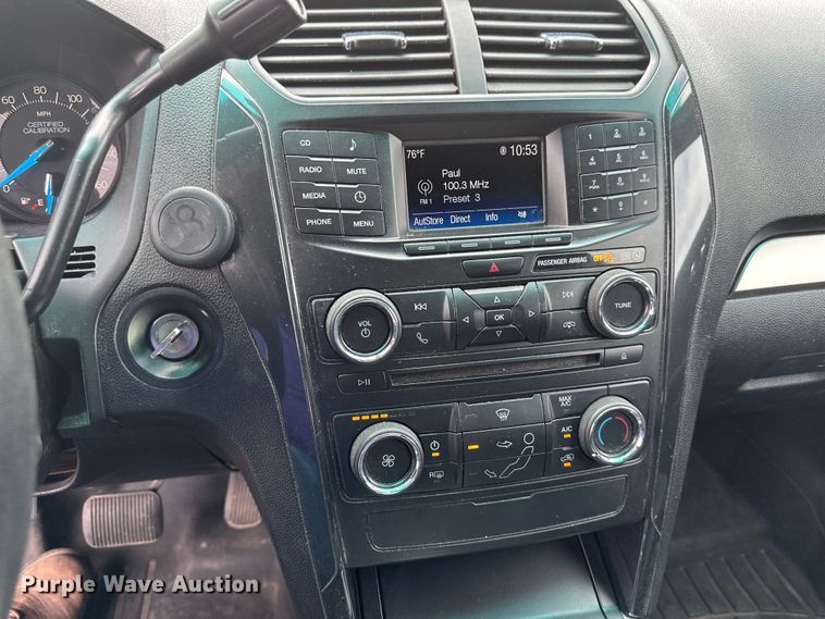 image for item EB2858 2016 Ford Explorer Police Interceptor SUV