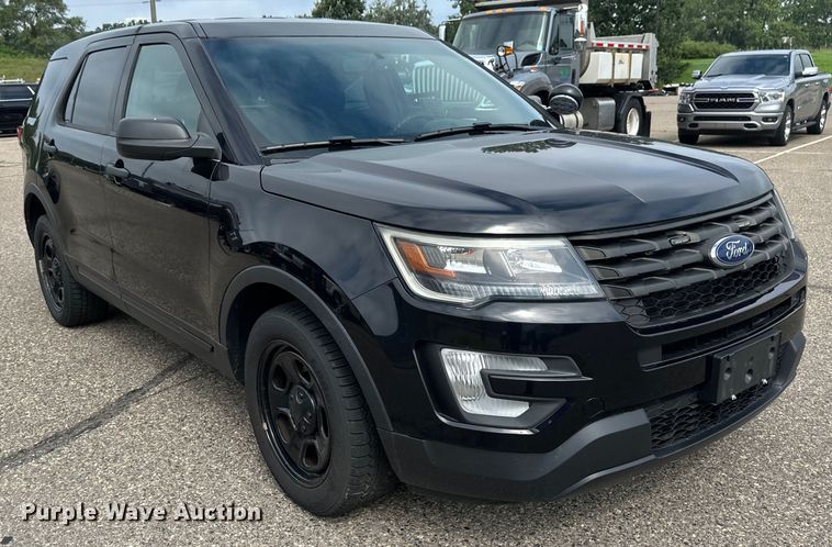 image for item EB2859 2016 Ford Explorer Police Interceptor SUV