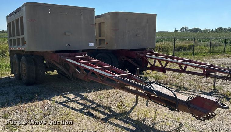 image for item EB2906 1994 Clement end dump pup trailer