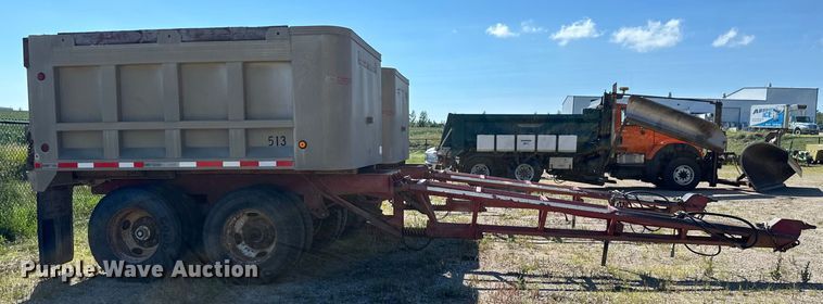 image for item EB2906 1994 Clement end dump pup trailer