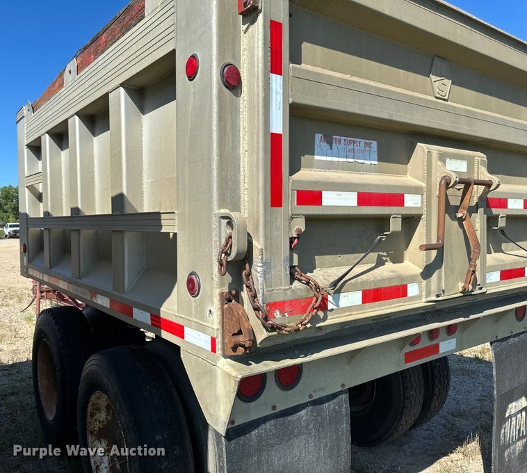 image for item EB2906 1994 Clement end dump pup trailer