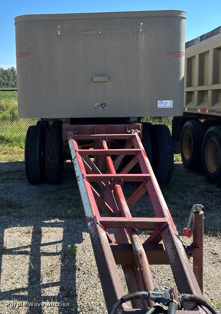 image for item EB2906 1994 Clement end dump pup trailer