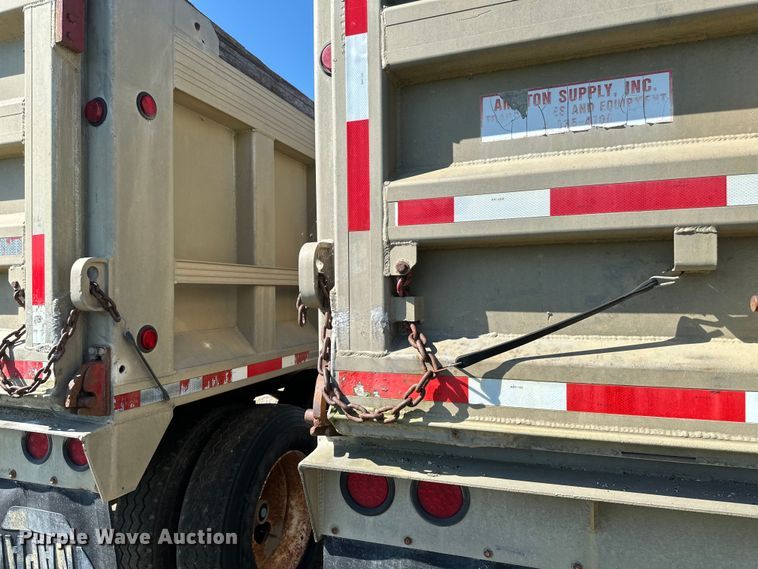 image for item EB2906 1994 Clement end dump pup trailer