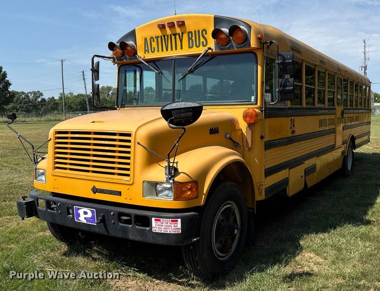 image for item ED4456 1997 International 3800 school bus