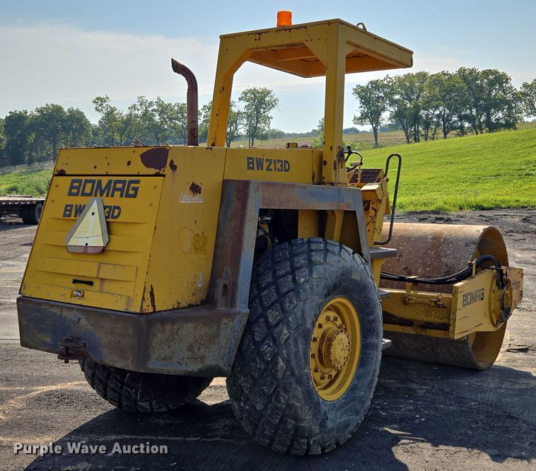 image for item EF1836 1987 Bomag BW213D single drum vibratory roller