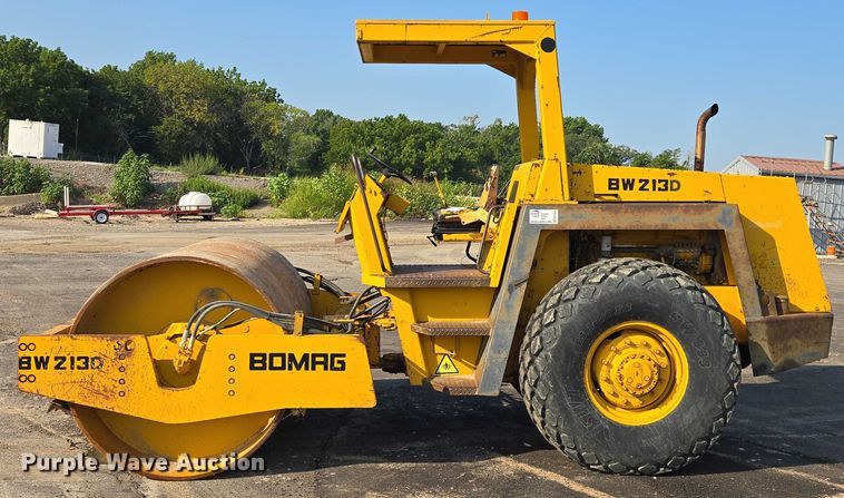 image for item EF1836 1987 Bomag BW213D single drum vibratory roller
