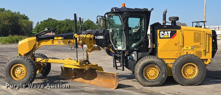 image for item EF1840 2018 Caterpillar 140M3 motor grader