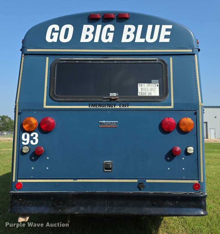 image for item EF3708 2008 Thomas Built HDX school bus